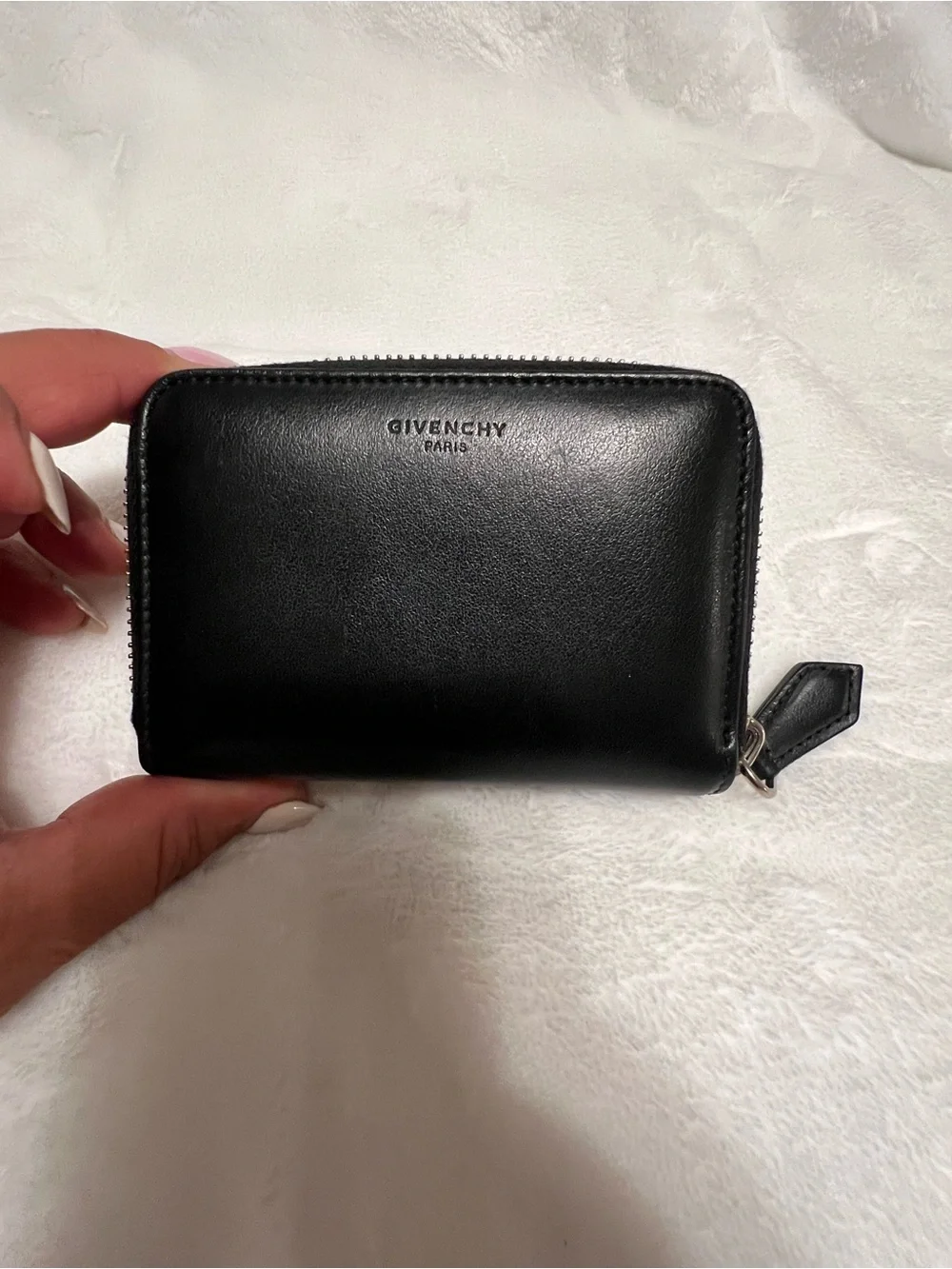 Givenchy Black Zip Card Wallet- Bambi/Disney Line